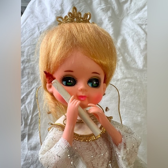 Vintage Christmas Angel Tree Topper~ Original Box~ Marshall Fields - Picture 12 of 12